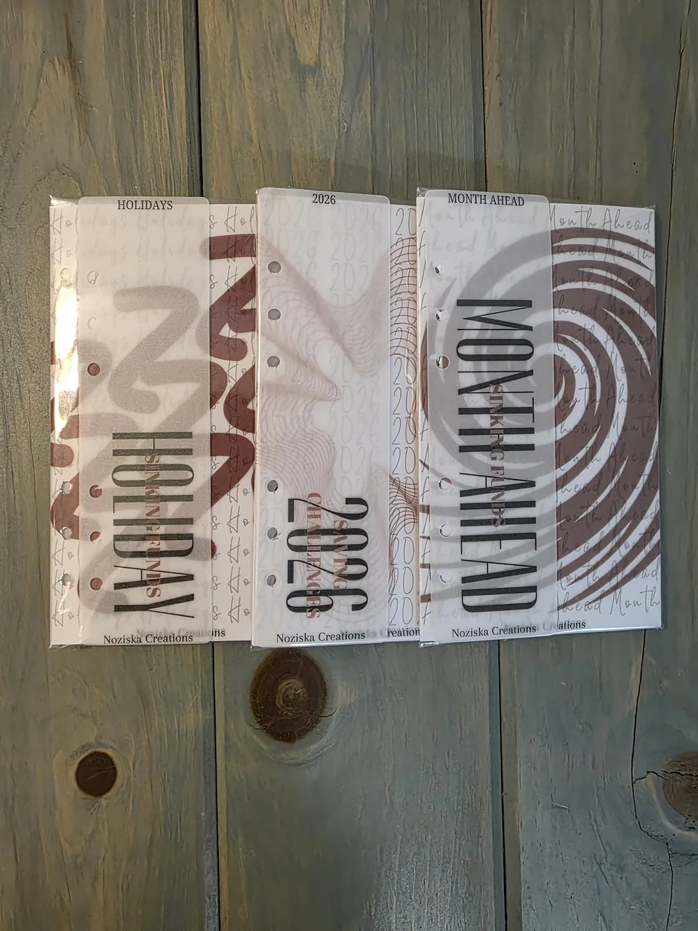 A6 Noziska Creations - 3 Bundles